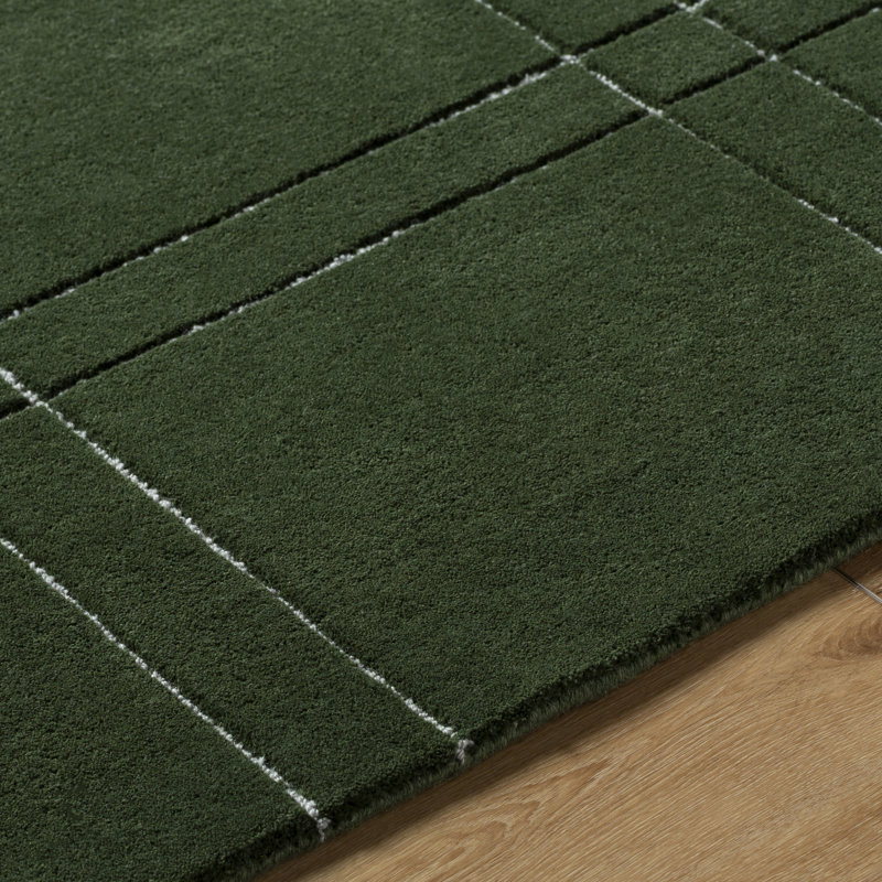AllModern Sioeli Green Hand Tufted Area Rug & Reviews | AllModern
